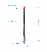 Щуп контактный TSM M3-DWB40-4.0 аналог Renishaw A-5003-0060 и Pioneer M3-C40-RB4-S36