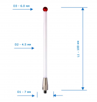 Щуп контактный TSM M4-DPB100-6.0 аналог  Renishaw A-5000-3712 и Pioneer M4-P100-RB6-S86