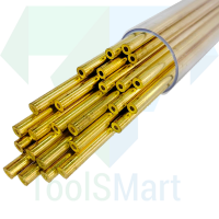 Латунный трубчатый одноканальный электрод, диаметр 1,5 мм, длина 400 мм, упаковка 100 штук