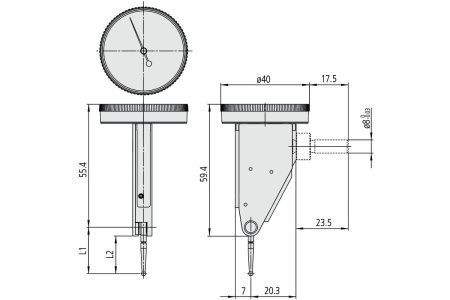 Измерительная головка 0,8/0,01 мм MITUTOYO TI-213EX 513-454-10E