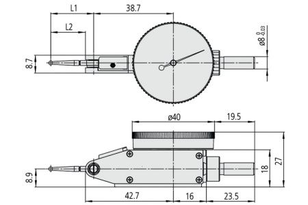 Измерительная головка MITUTOYO TI-133TX 513-424-10T