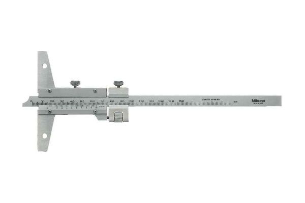 Штангенглубиномер MITUTOYO 0-600 мм с микроподачей 527-104