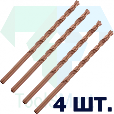 Сверло спиральное DIN340 RN 135 HSS Co5 Amb 5mm