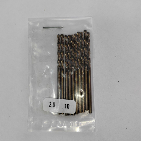 Сверло спиральное DIN338 RN 118 HSS Co5 2mm