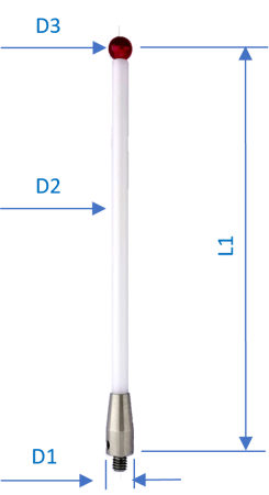Щуп контактный TSM M4-DWB50-4.0 аналог Renishaw A-5003-4799 и Pioneer M4-C50-RB4-S38