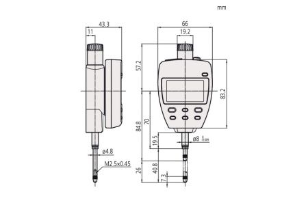 Измерительная головка ABS IDF25 Digi MITUTOYO 543-551D