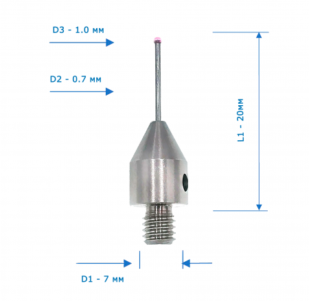 Щуп контактный TSM M4-DWB20-1.0 аналог Renishaw A-5003-4792 и Pioneer M4-C20-RB1-S10