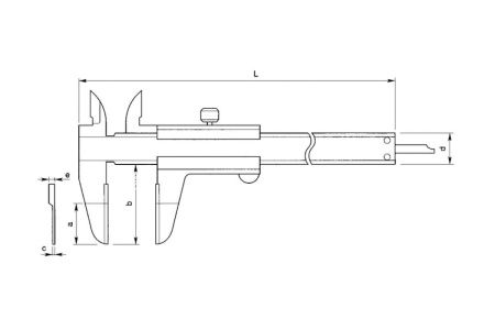 Штангенциркуль 0-150мм MITUTOYO 536-134