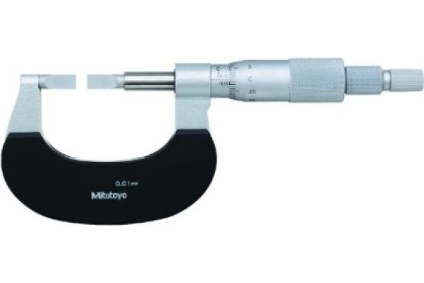 Микрометр MITUTOYO 25-50 мм с ножевидными измерительными поверхностями 122-102
