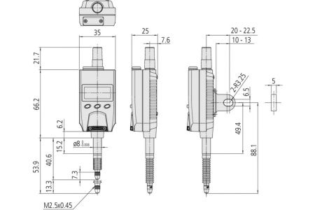 Измерительная цифровая головка ID-N 12,7 мм MITUTOYO 543-575